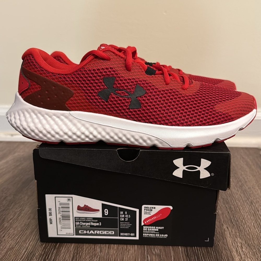 Under Armour Charged Rogue 3 Men’s size 9 - Picture 2 of 9